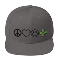 Peace Love Happiness & Cannabis Hat